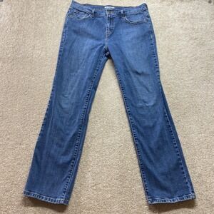 Levis 505 Jeans Womens 12M Blue Straight Leg Denim Classic‎ Casual